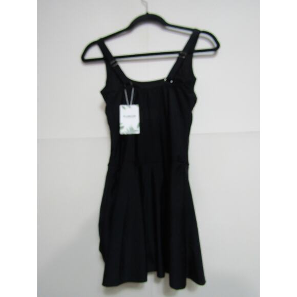 EoMenie Black Swimsuit Womens sz M Minimalist Neutral Whimsigoth Strappy - Picture 3 of 7